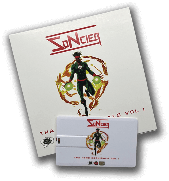 USB Music Card with 2-Panel Jacket